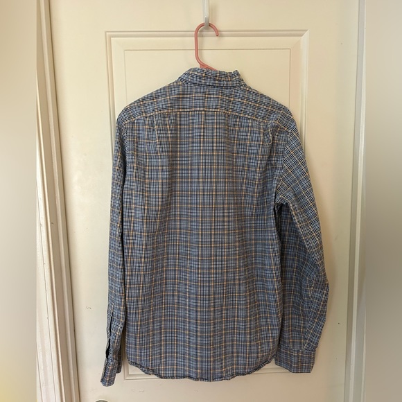 J Crew Blue and Yellow Plaid Button Down - Picture 3 of 3